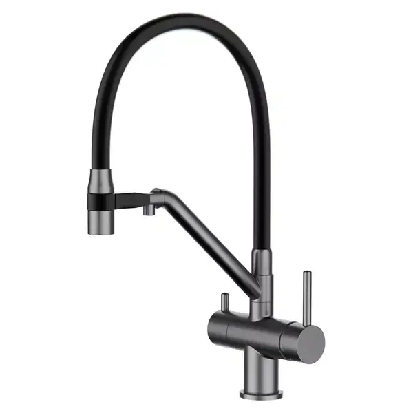 GAPPO G4398-89 змішувач кухонний, сірий (G4398-89)
