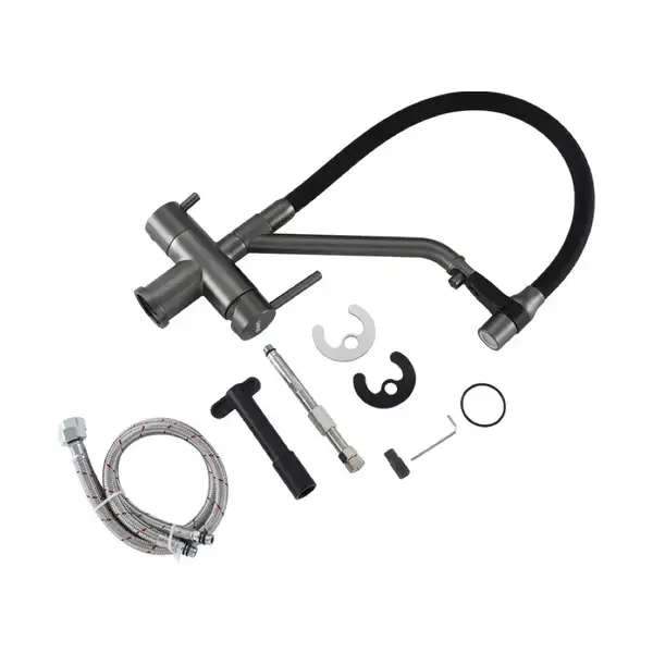 GAPPO G4398-89 змішувач кухонний, сірий (G4398-89)