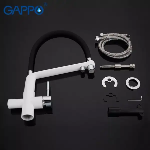 GAPPO G4398-9 змішувач кухонний, білий (G4398-9)