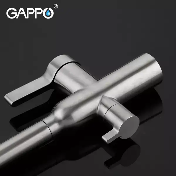 GAPPO G4399-4 кухонний змішувач, сталь (G4399-4)