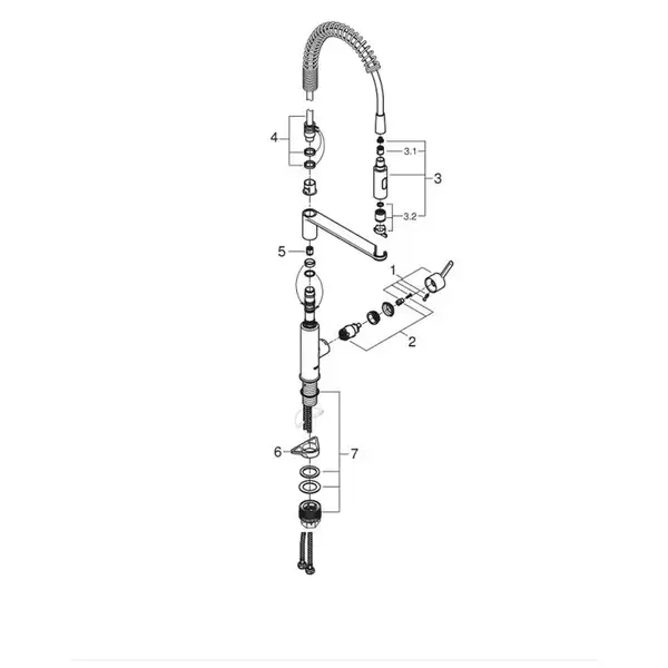 Grohe Get смеситель для кухни, хром (30361000)