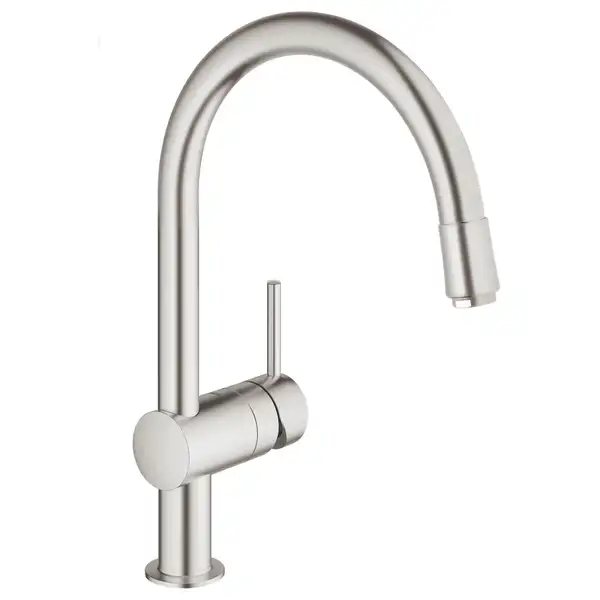 Grohe Vento кухонный смеситель, сталь (30434DC0) (30434dc0)