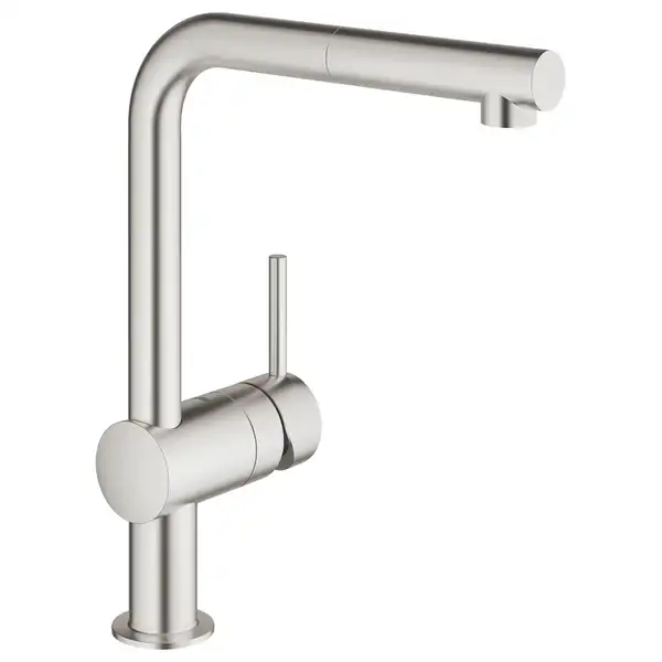 Grohe Vento смеситель кухонный, сталь (30436DC0) (30436dc0)