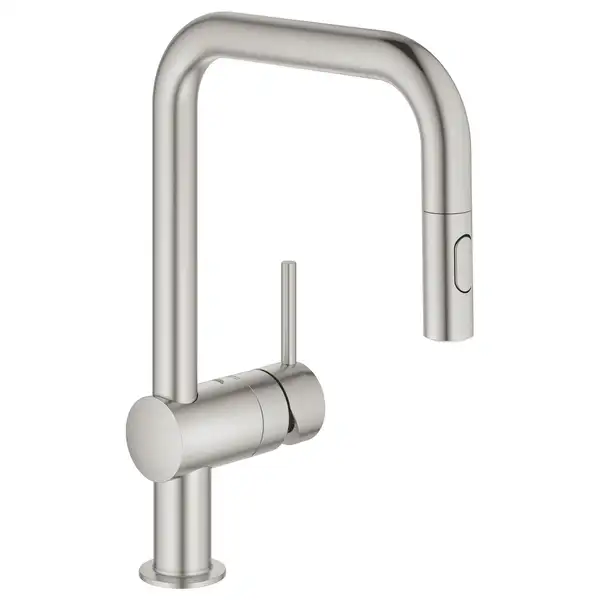 Grohe Vento кухонный смеситель, сталь (30439DC0) (30439dc0)