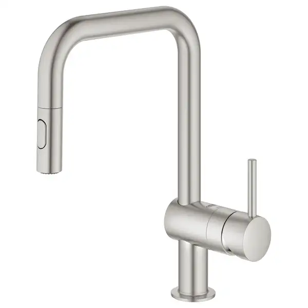 Grohe Vento кухонный смеситель, сталь (30439DC0) (30439dc0)