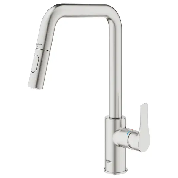 Grohe Eurosmart кухонный смеситель, сталь (30619DC0) (30619dc0)