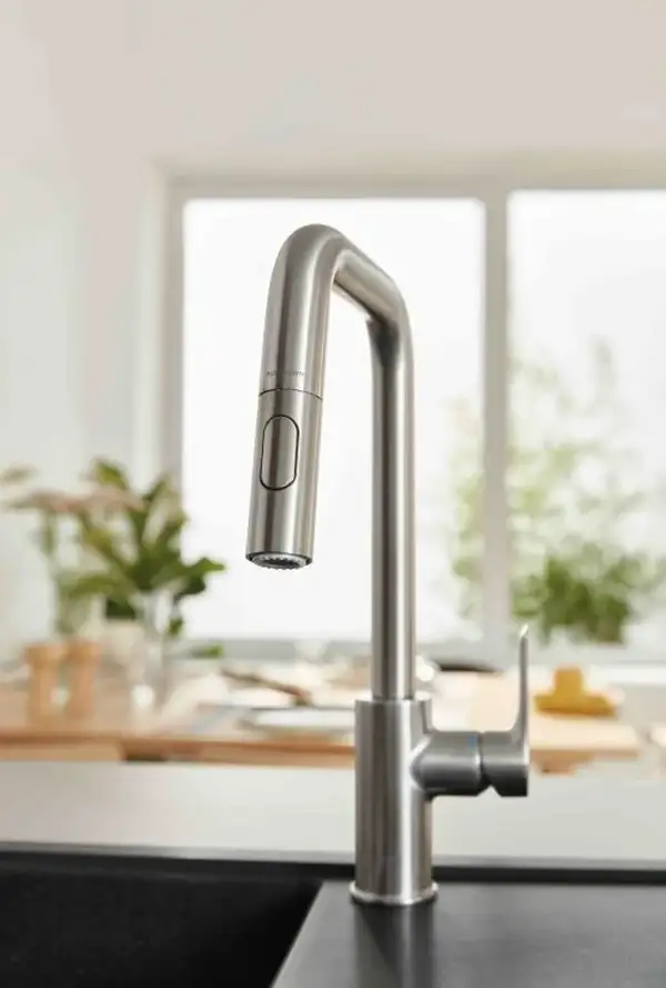 Grohe Eurosmart кухонный смеситель, сталь (30619DC0) (30619dc0)