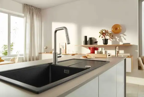 Grohe Eurosmart кухонный смеситель, сталь (30619DC0) (30619dc0)