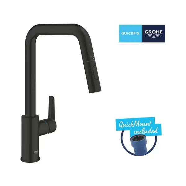 Grohe Start кухонний змішувач, чёрний (306312430)