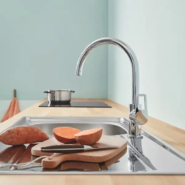 Grohe BauLoop кухонный смеситель, хром (CV031944)