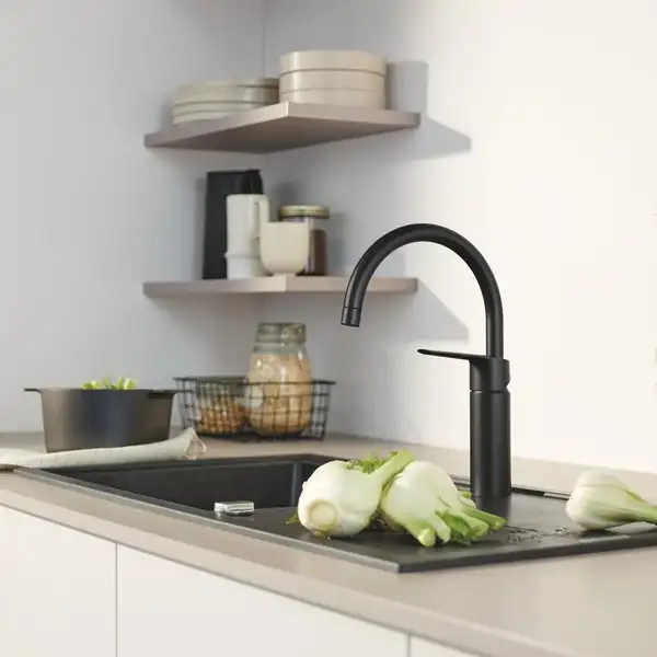 Grohe Start смеситель кухонный, черный (CV034400)