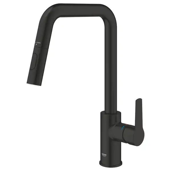 Grohe QuickFix Start смеситель кухонный, чёрный (CV036257)