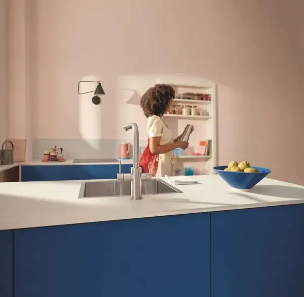 Grohe Blue Pure Minta смеситель, сталь (mo67530601dc)