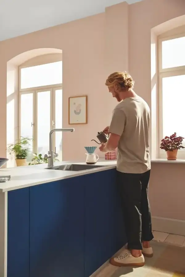 Grohe Blue Pure Minta смеситель, сталь (mo67530601dc)