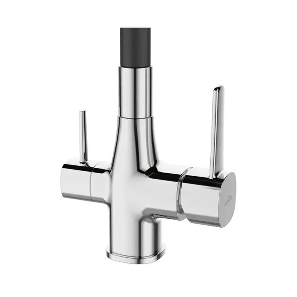 Invena Glamour кухонний змішувач, чорний (BZ-02-F08)