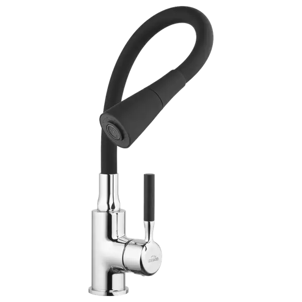 Invena Pogo змішувач кухонний, чорний (BZ-80-L04)