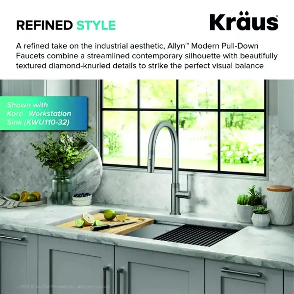 Kraus KPF-2654 кухонний, сталь (KPF-2654SFS)