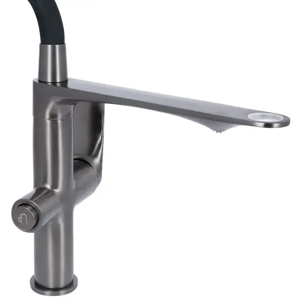 Qtap Vlasta New смеситель, графит (QTVLA364GMB45649)