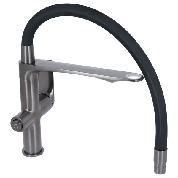 Qtap Vlasta New смеситель, графит (QTVLA364GMB45649)