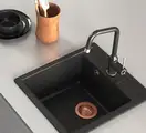 Helika UNUS Змішувач кухонний, срібло (5033-220)