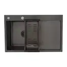 GAPPO GS7850-6L кухонна мийка, чорна (GS7850-6L)