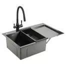 GAPPO GS7850-6L кухонна мийка, чорна (GS7850-6L)