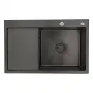 GAPPO GS7850-6R кухонна мийка, чорна (GS7850-6R)