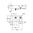 Grohe K-series мийка, нерж. сталь (31575SD1) (31575sd1)