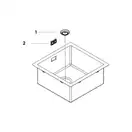 Grohe K-series Мийка, сталь (31578SD1) (31578sd1)