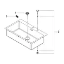 Grohe K-series кухонна мийка, нерж. сталь (31584SD1) (31584sd1)