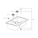 Grohe K-series кухонна мийка, чорна (31657AP0) (31657ap0)