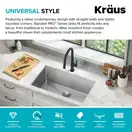 Kraus Precision™ мийка, нерж. сталь (KHU100-30)