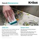 Kraus Standart PRO мийка, сталь (KHU101-21)