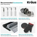 Kraus Standart PRO мийка, сталь (KHU101-21)