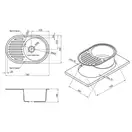 Kroner KRP Komposit мийка, чорна (CV027417)