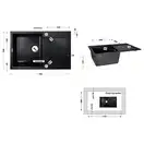 Lidz ANT-15 мойка, чёрная (LIDZANT15790495230)