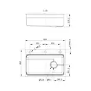 MIXXUS MS6846 Кухонна мийка, графіт (MI8388)