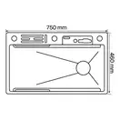 ZERIX ZH7546-SET-07 мийка, сталь (ZM5598)