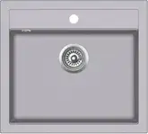 Helika Quadro SQQ 100 мийка, сіра (SQQ100-202)