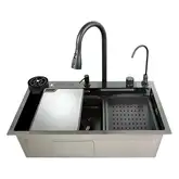 MIXXUS MH7546-SET-08 мийка кухонна, графітова (MI8456)
