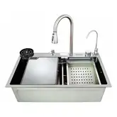 ZERIX ZH7546-SET-07 мийка, сталь (ZM5598)