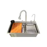ZERIX ZH7546-SET-06 мийка, сталь (ZX5682)