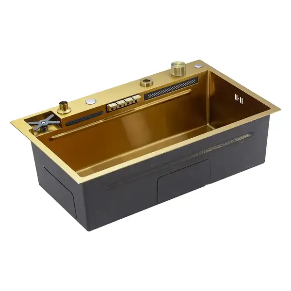 GAPPO PROFI 750 мийка кухонна, золото (GS7547-13)