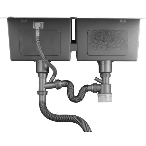 GAPPO GS8350-6 кухонна мийка, чорна (GS8350-6)