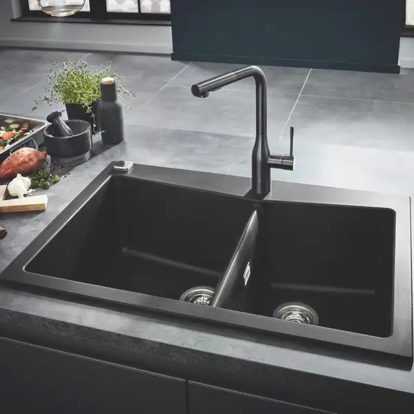 Grohe K-series кухонна мийка, чорна (31657AP0) (31657ap0)