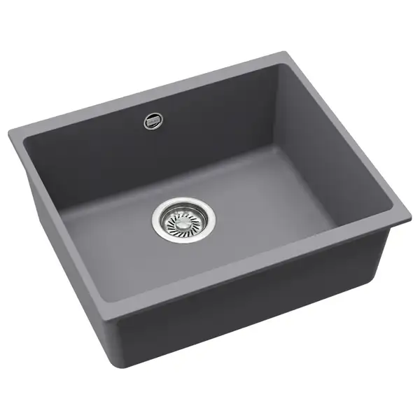 Helika Forma SQF103 мийка сіра (SQF103Alumetallic-202)