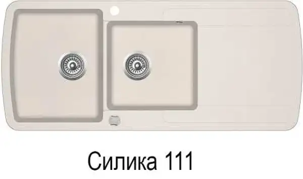 Helika Lira кухонна мийка, чорна (SQL201)