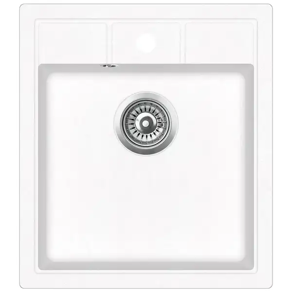Helika Nova SQN100 мийка кухонна, біла (SQN100-710)