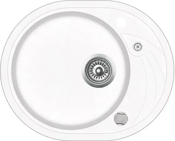 Helika Clarus SR102 кухонна мийка, біла (SR102-710)