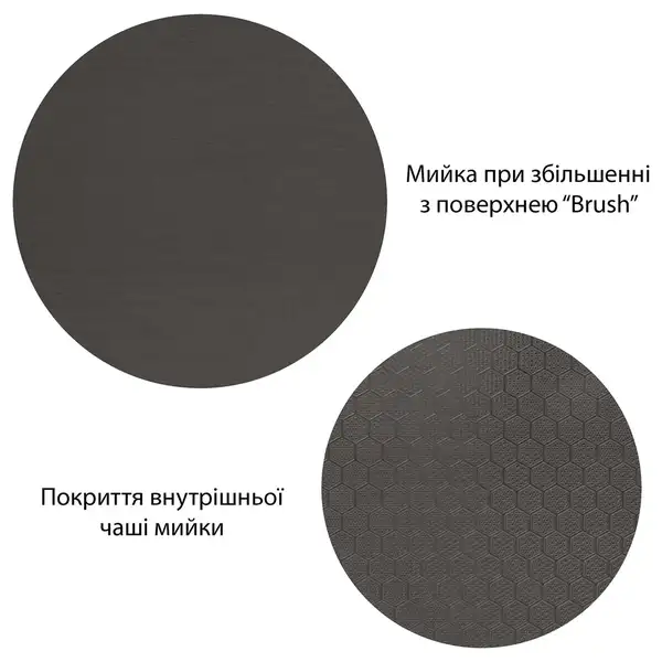 Kroner Schwarze мийка кухонна, графітова (CV033375)